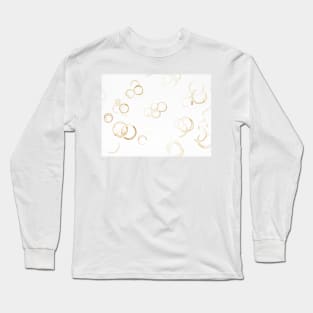 Coffee cup stains (F022/4821) Long Sleeve T-Shirt